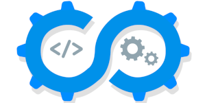 Picture of Archlinux logo with blue light shining out of it for dramatic effect.