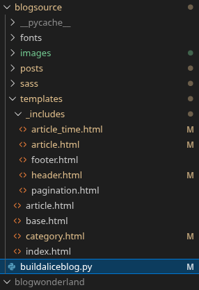New code for this blog