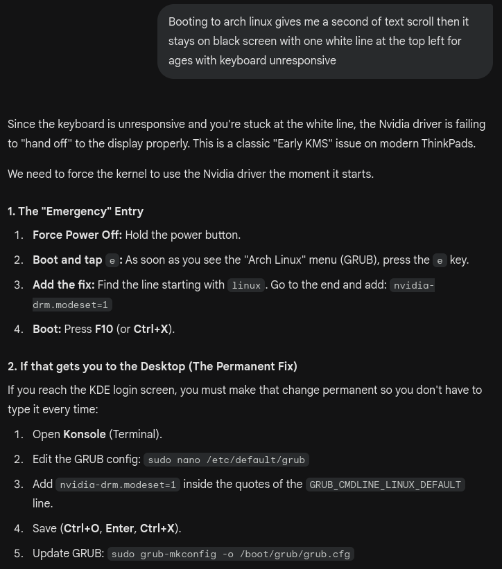 Gemini helps me with nvidia setting